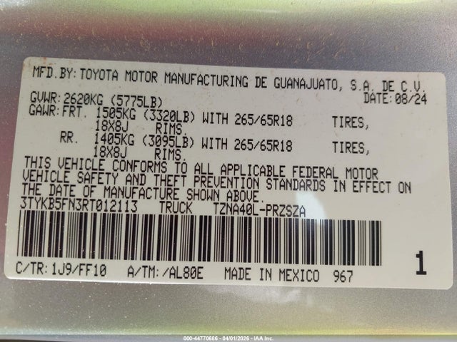 Toyota Tacoma Sr5