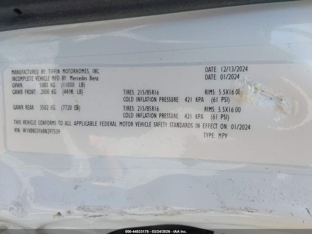 Mercedes-Benz Sprinter 3500xd Standard Roof 4-cyl Diesel Ho