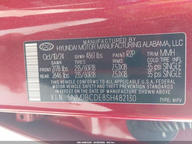 Hyundai TUCSON Sel