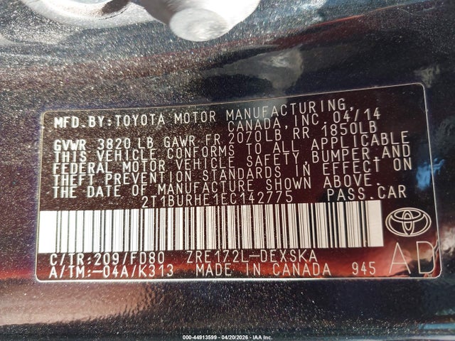 Toyota Corolla S Plus