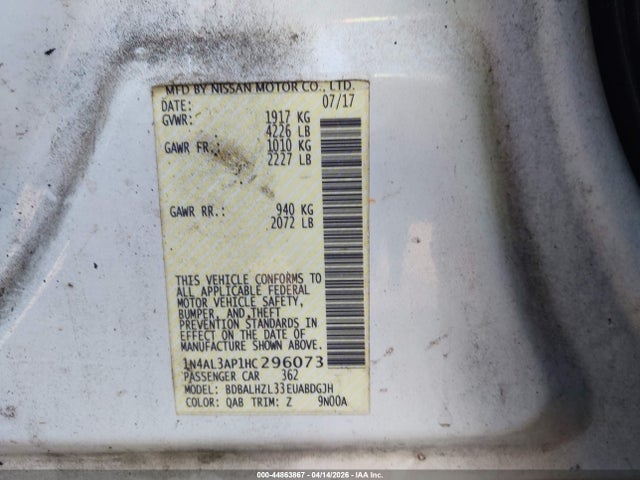 Nissan Altima 2.5 Sr