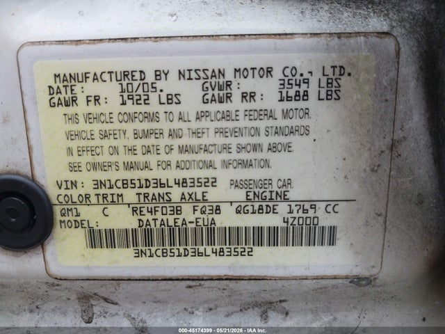 Nissan Sentra 1.8s