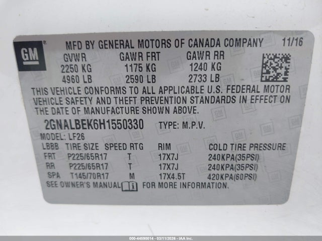 Chevrolet Equinox Ls