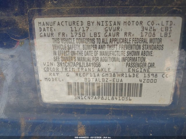 Nissan Versa 1.6 Sv