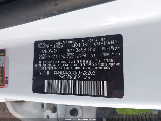 Hyundai ELANTRA Sel