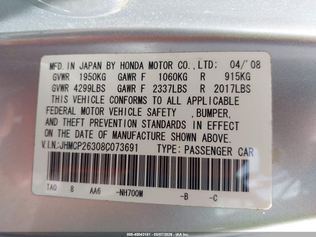 Honda Accord 2.4 Lx