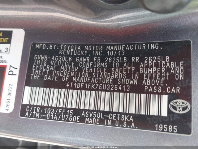 Toyota Camry Se