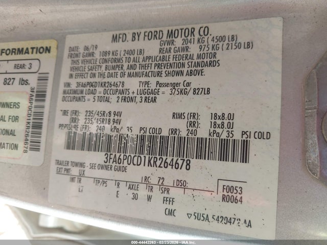 Ford Fusion Sel