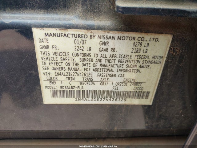 Nissan Altima 2.5 S