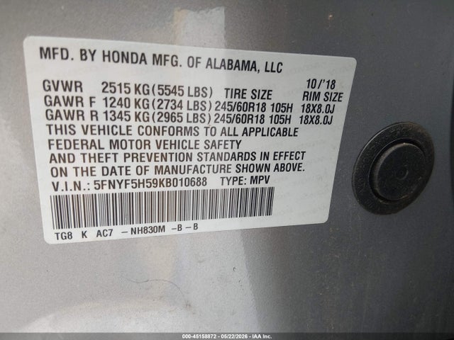 Honda Pilot Ex-l