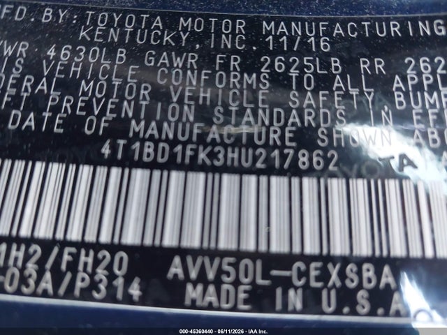 Toyota Camry Se