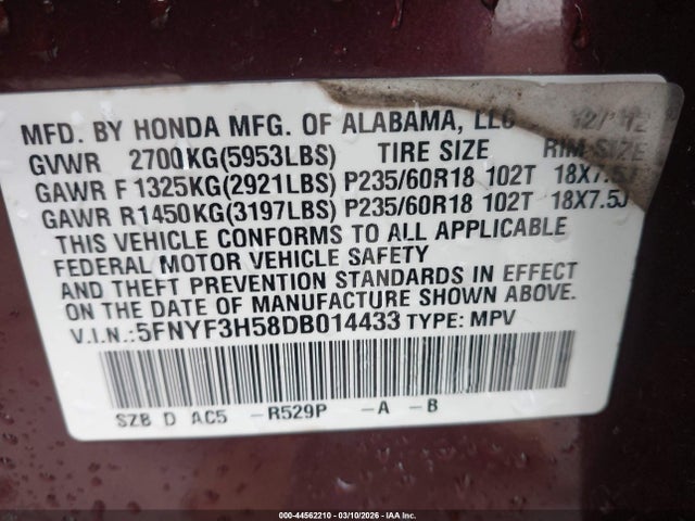 Honda Pilot Ex-l