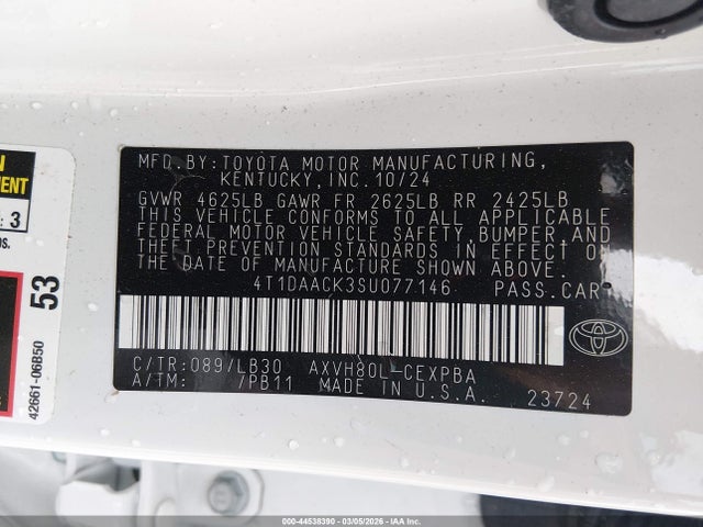 Toyota Camry Xse