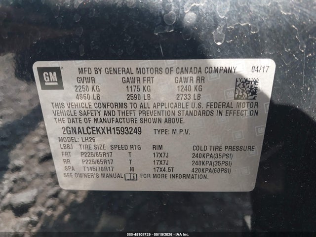 Chevrolet Equinox Lt