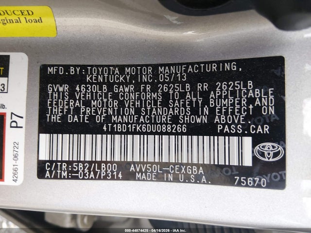 Toyota Camry Xle
