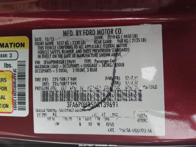 Ford Fusion Se