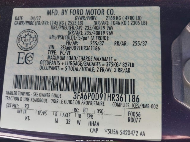 Ford Fusion Titanium