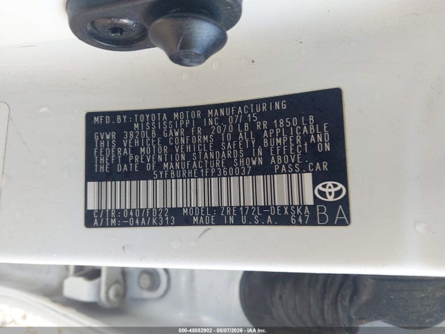 Toyota Corolla S Plus