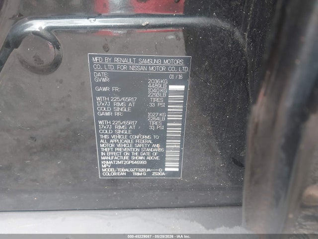 Nissan Rogue Sv