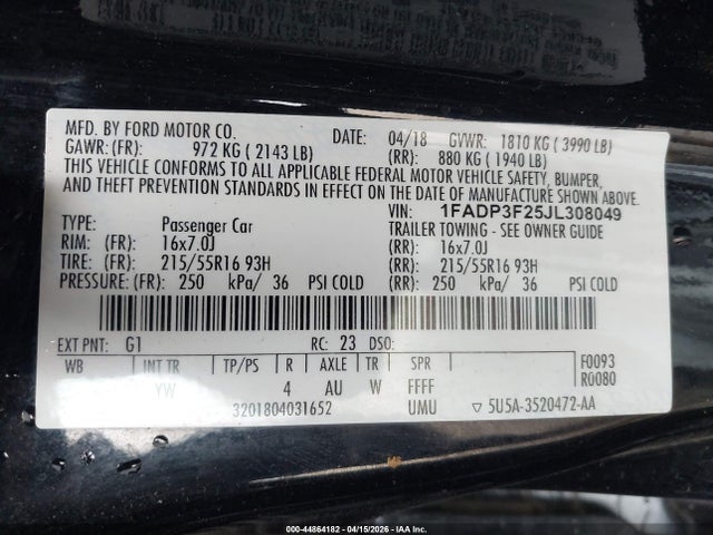 Ford Focus Se