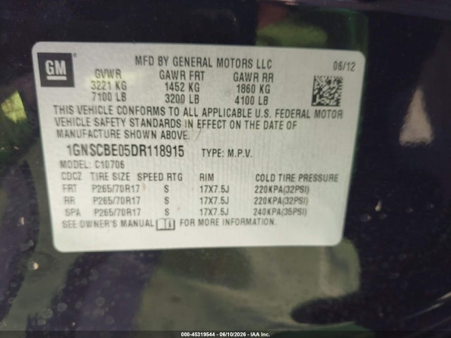 Chevrolet Tahoe Lt