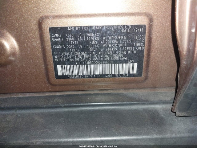 Subaru Outback 2.5i Limited