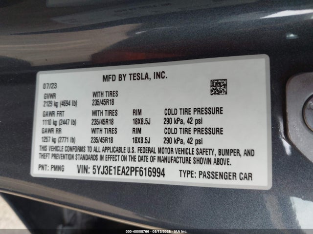Tesla Model 3 Rear-wheel Drive