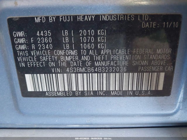 Subaru Legacy 2.5i Premium