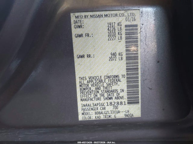 Nissan Altima 2.5 S