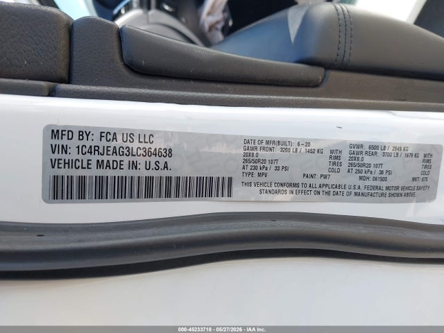 Jeep Grand Cherokee Altitude 4x2