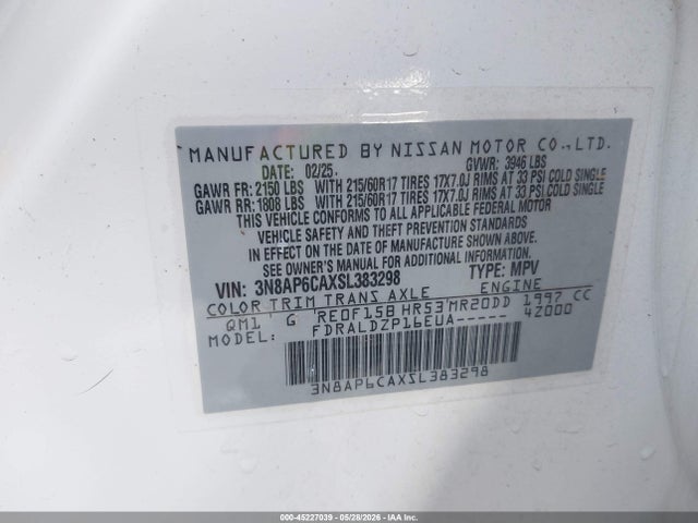 Nissan Kicks Sv Fwd