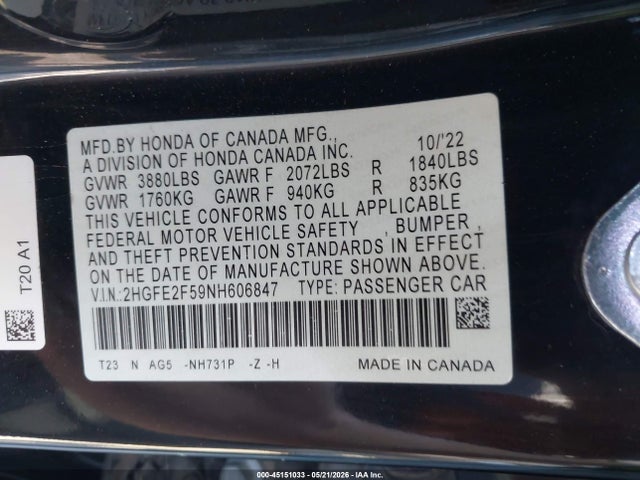 Honda Civic Sport