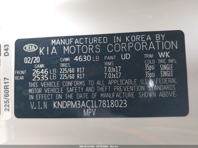 Kia Sportage Lx