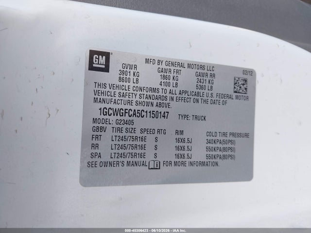 Chevrolet Express Work Van