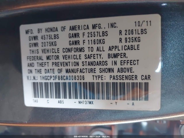 Honda Accord 3.5 Ex-l