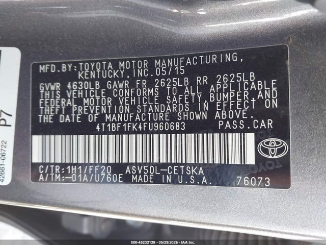 Toyota Camry Se