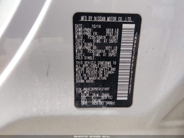Nissan Quest Platinum