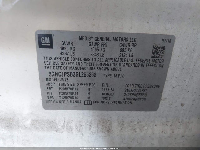 Chevrolet Trax Lt