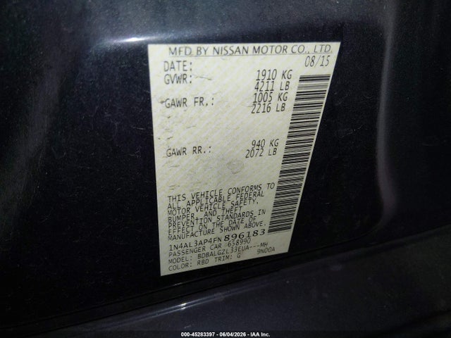 Nissan Altima 2.5 S