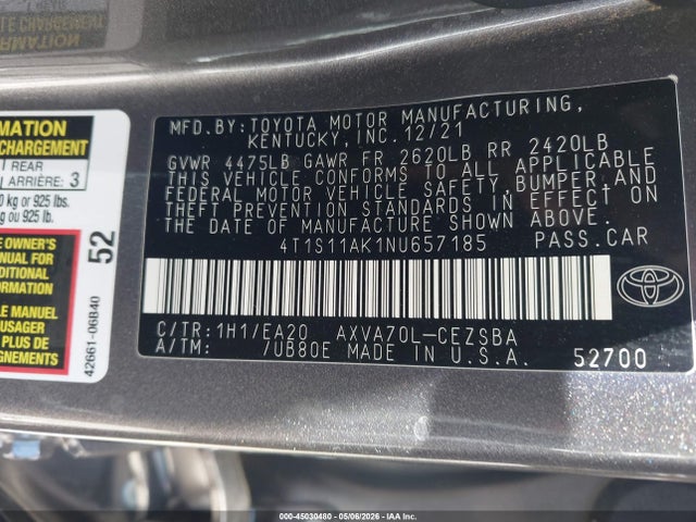 Toyota Camry Se