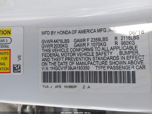 Honda Accord Sport