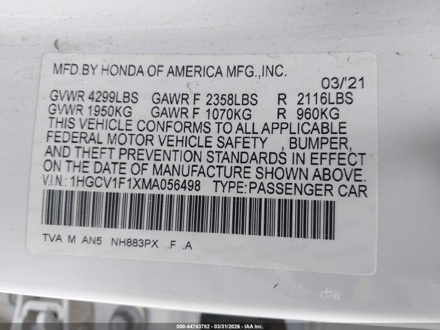 Honda Accord Lx