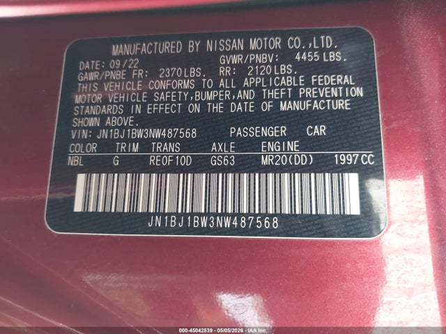 Nissan Rogue Sv Awd Xtronic Cvt
