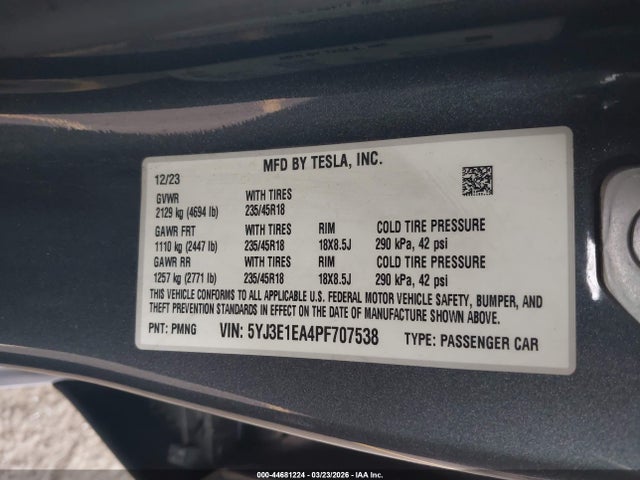 Tesla Model 3 Rear-wheel Drive