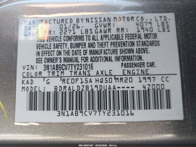Nissan Sentra Sv