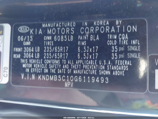 Kia Sedona Lx