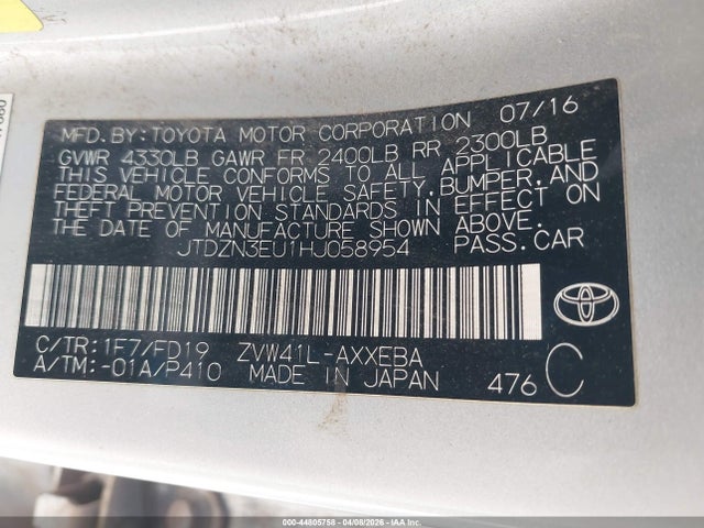Toyota Prius v Two