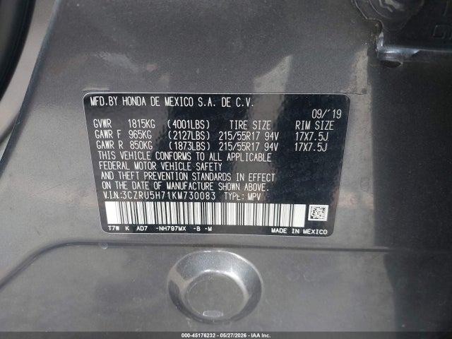 Honda HR-V Ex-l