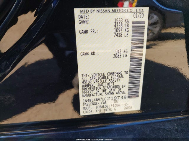 Nissan Altima S Fwd