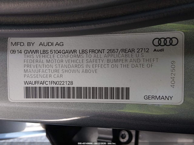Audi A6 2.0t Premium
